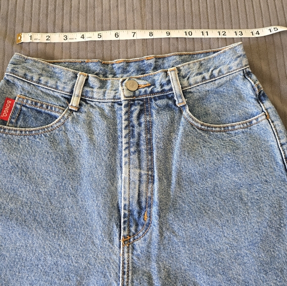 Vintage Bongo Womens Blue Jean Shorts High-Waisted Size 9 - Picture 6 of 7